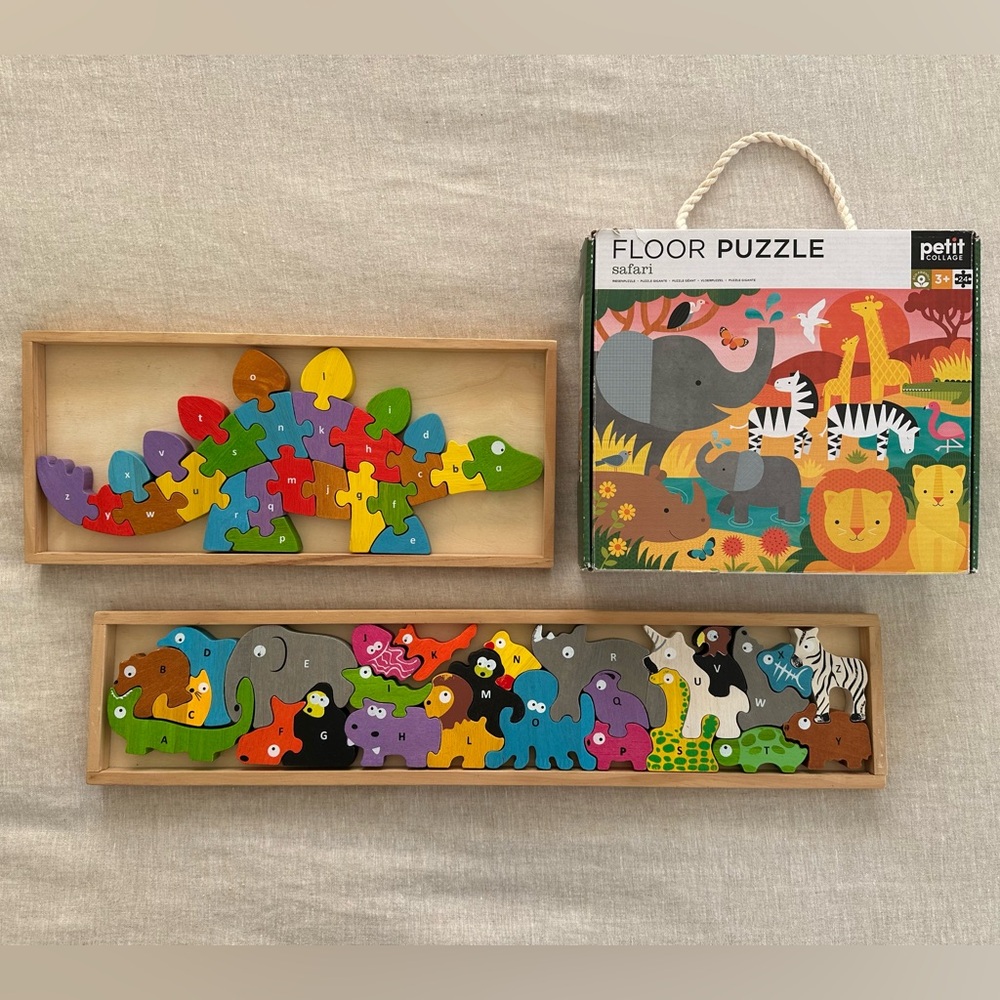 2Y+ Puzzle Set . Begin Again & Petit Collage